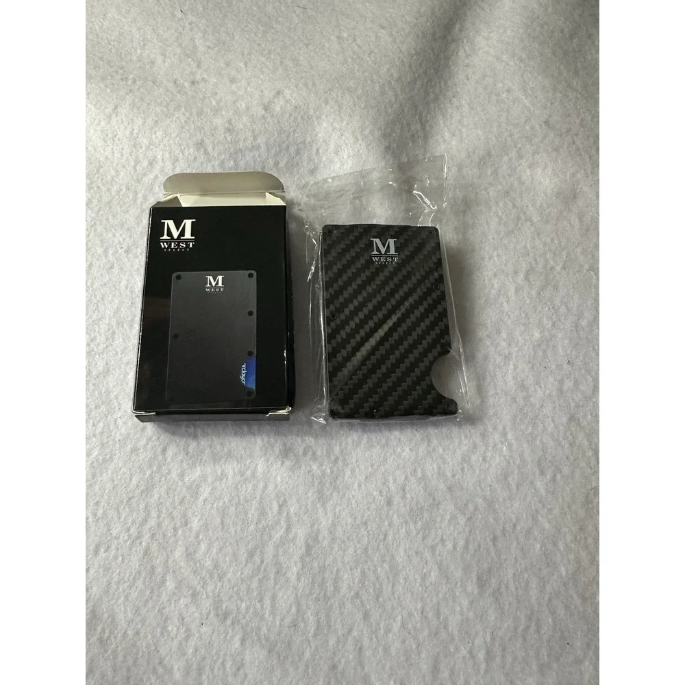 M Wear Select Money Clip NWT Black